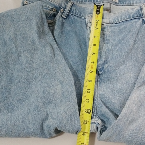 Abercrombie & Fitch Men's The 90s Straight Ultra Hi Rise Jeans Light Blue 35/18L - Picture 5 of 10